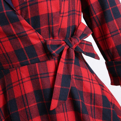 Vintage Zimní Bavlněné Šaty