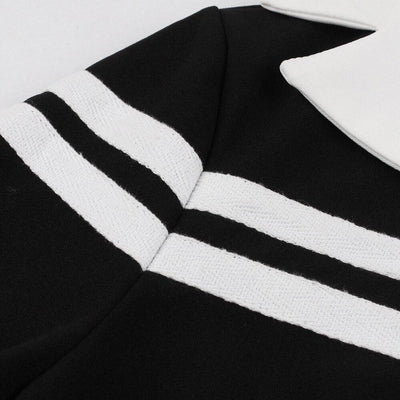 Vintage Zimní Šaty Černé