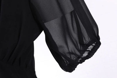 Vintage Dlouhé Černé Šaty Z 50. Let