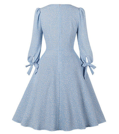 Vintage Dlouhé Boho Květinové Šaty