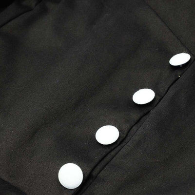 Vintage Šaty S Vysokým Rukávem