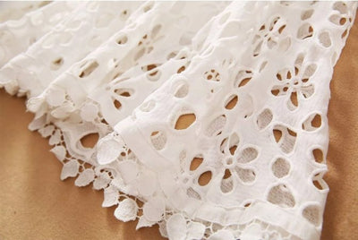 Vintage Bílé Podzimní Svatební Šaty