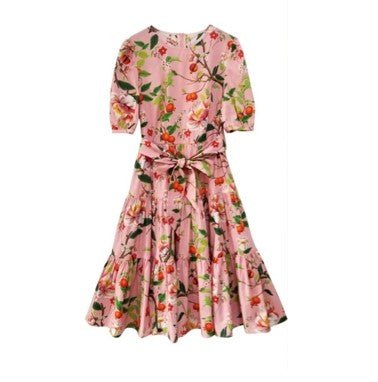 Vintage Růžové Podzimní Svatební Šaty