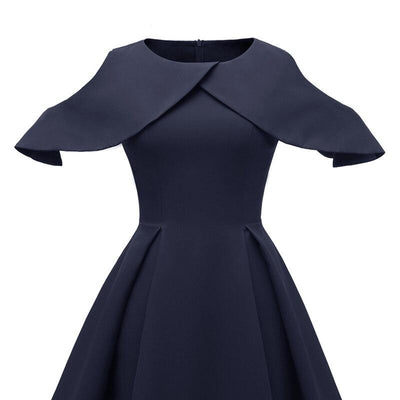 Vintage Námořnické Šaty S Volánovým Límcem