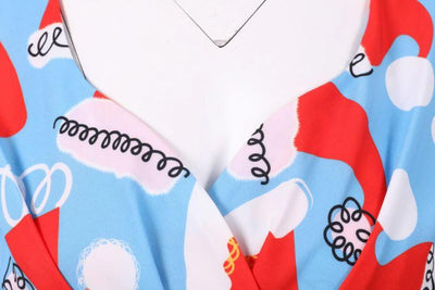 Vintage Vánoční Modré Šaty Větší Velikosti