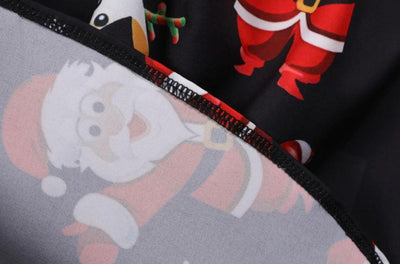 Velké Vintage Vánoční Šaty Černé