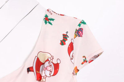 Vintage Vánoční Šaty Velké Velikosti Růžové