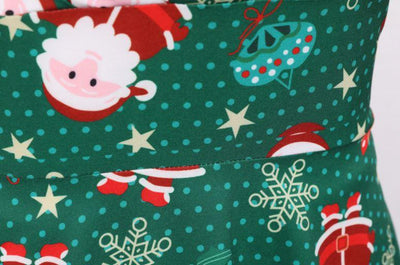 Zelené Vintage Vánoční Šaty Velké Velikosti