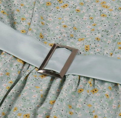 Vintage Pin Up Šaty S Květinovým Potiskem