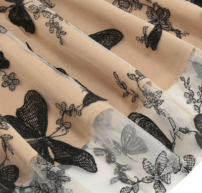 Vintage Pin Up Motýlí Šaty