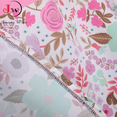 Vintage Princezna Šaty Růžové Květy