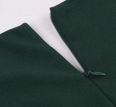 Vintage Zelené Šaty Na Recepci