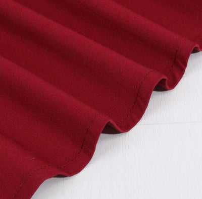 Vintage Karmínové Šaty Rockabilly Z 50. Let