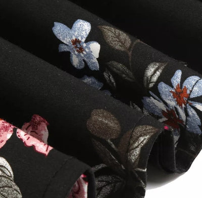 Vintage Rockabilly Šaty Z 50. Let Květin