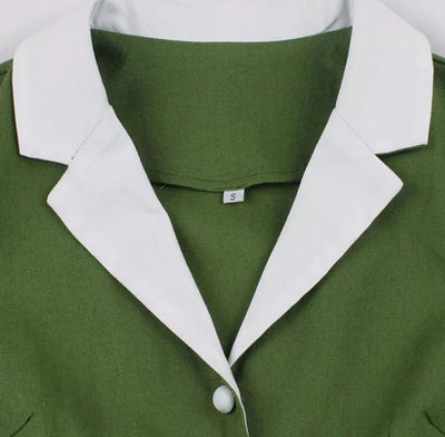 Vintage Rockabilly Šaty 50. Let Zelené