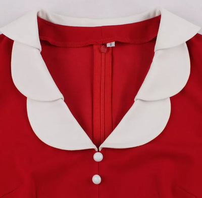 Vintage Šaty Vášně Červené