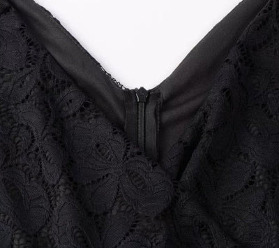 Vintage Černé Šaty