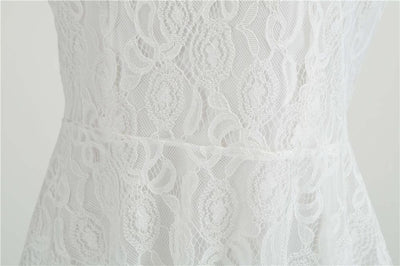 Vintage Trapézové Šaty Bílé