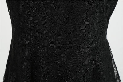 Vintage Trapézové Šaty Černé