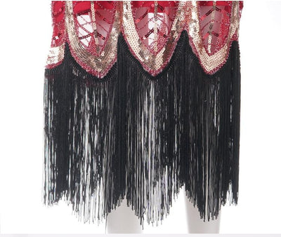 Vintage Červené Šaty Gatsby Z 20. Let