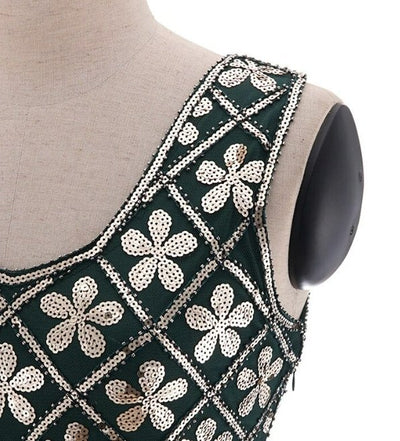 Vintage Zlaté Šaty Velikosti 20. Let