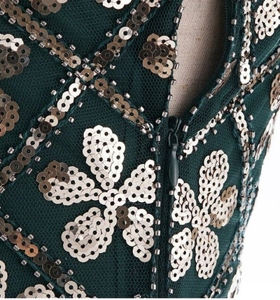 Vintage Zlaté Šaty Velikosti 20. Let