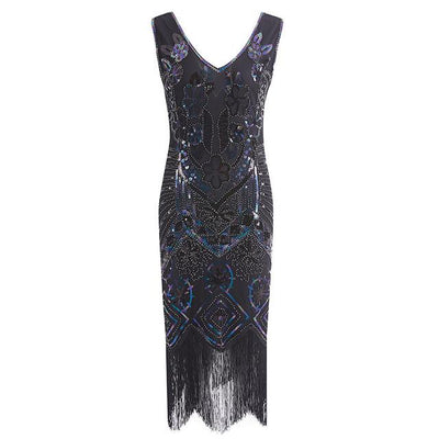 Vintage Černé Šaty V Paříži Z 20. Let