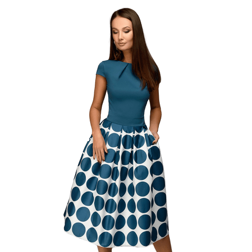 Vintage Šaty Rockabilly