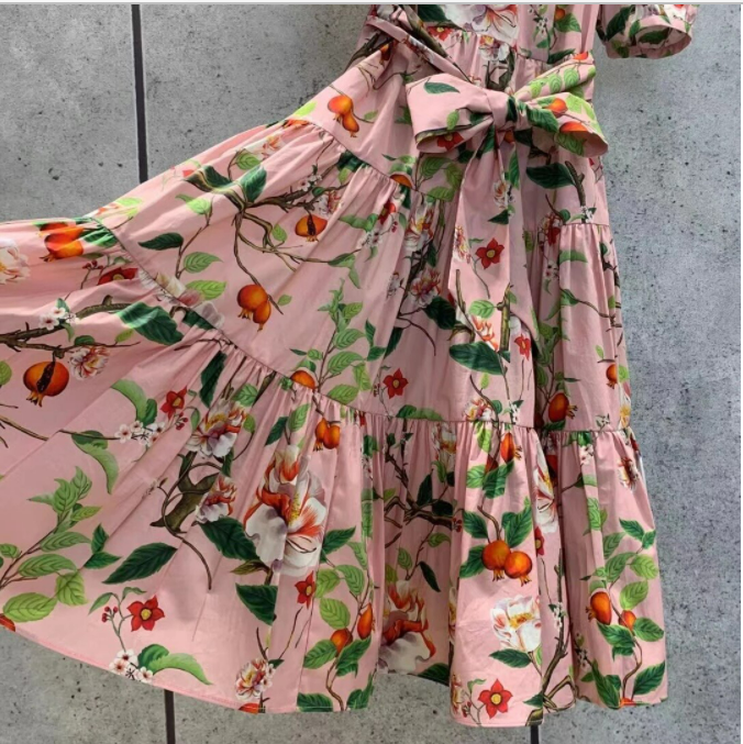 Vintage Růžové Podzimní Svatební Šaty