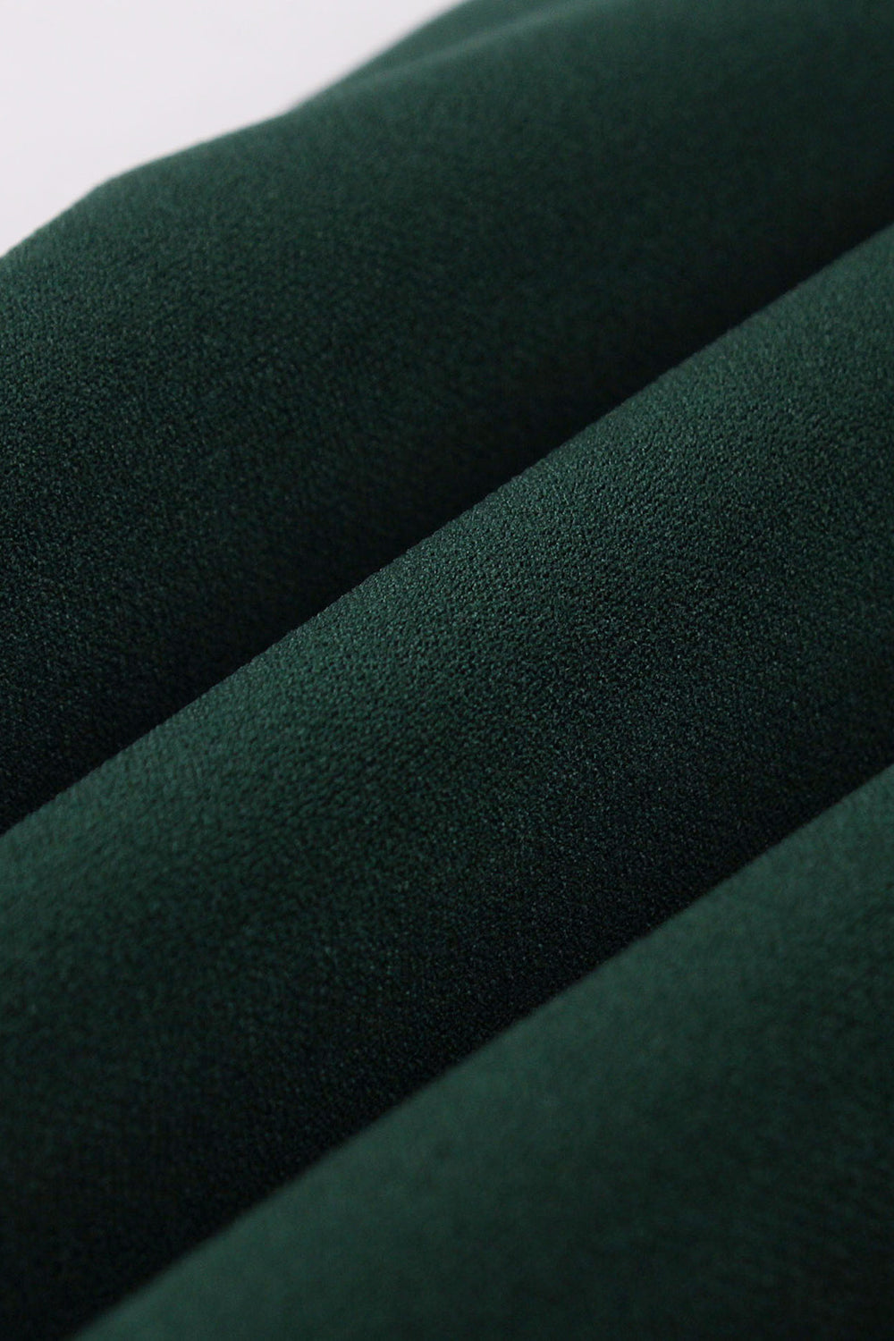 Tmavě Zelené Šaty S Vintage Volánem