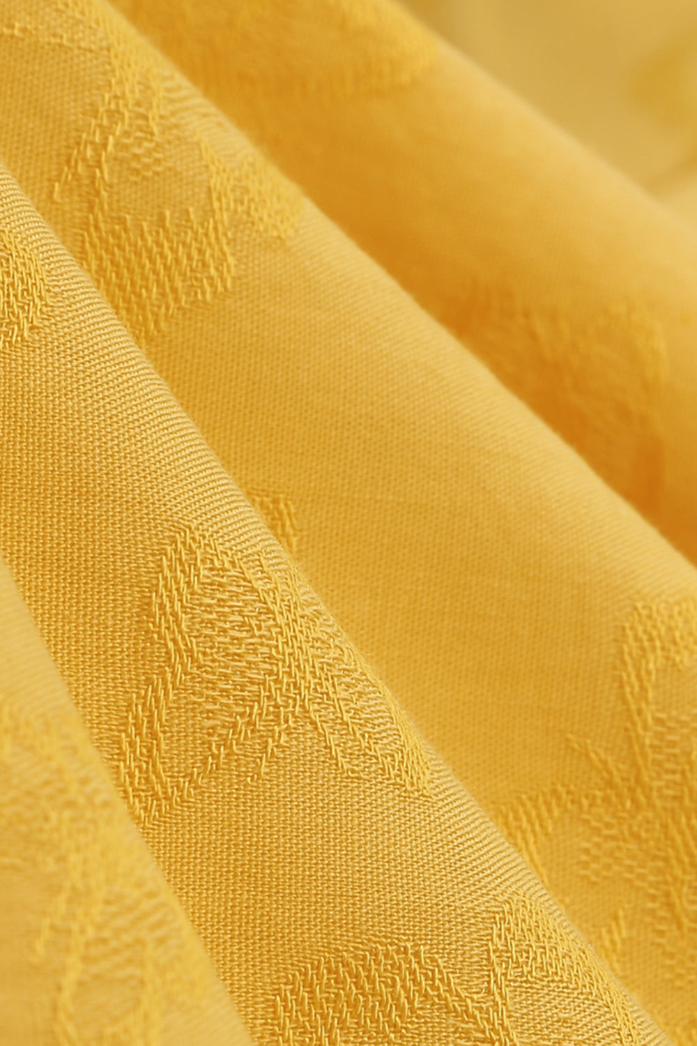 Žluté Vintage Šaty S Límečkem