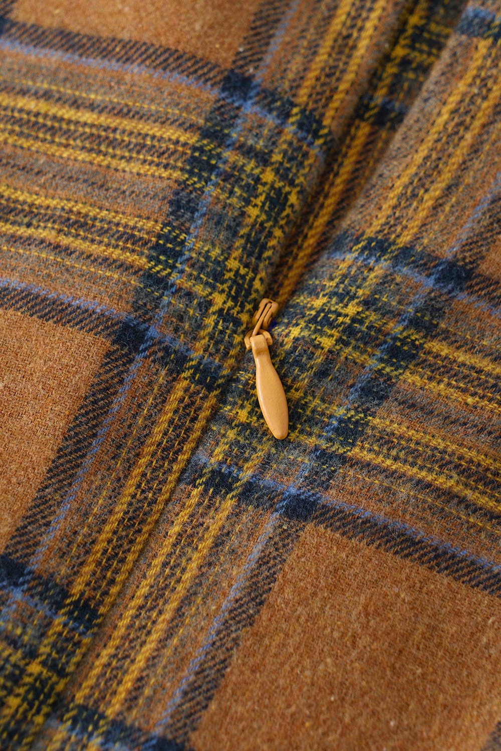 Vintage Hnědé Kostkované Šaty