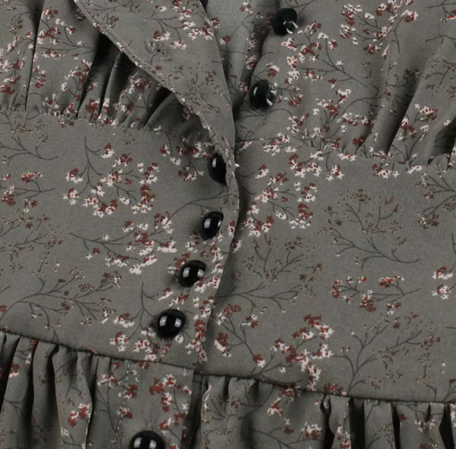 Vintage Šaty 50 Šedé