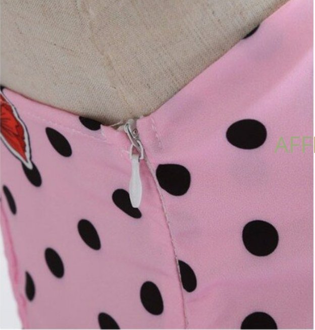 Vintage Puntíkované Šaty