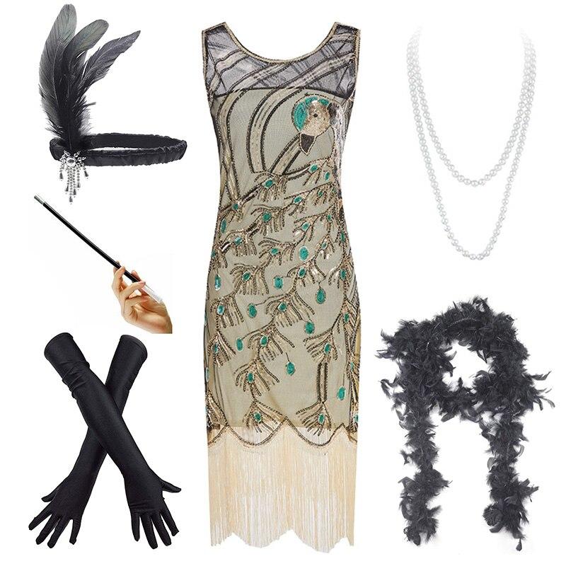 Béžové Dámské Šaty 20. Let