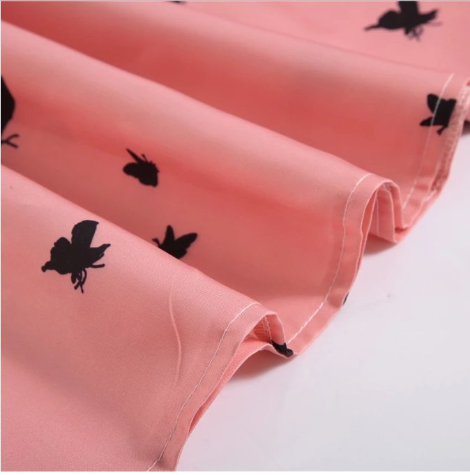 50. Léta Šaty S Motýly