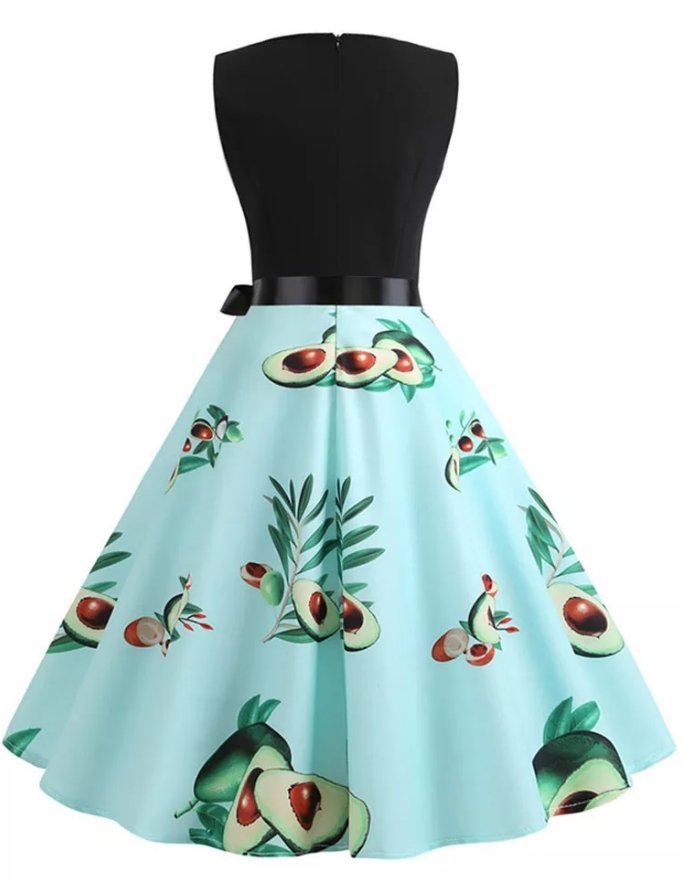 Pastelově Modré Šaty Z 50. Let