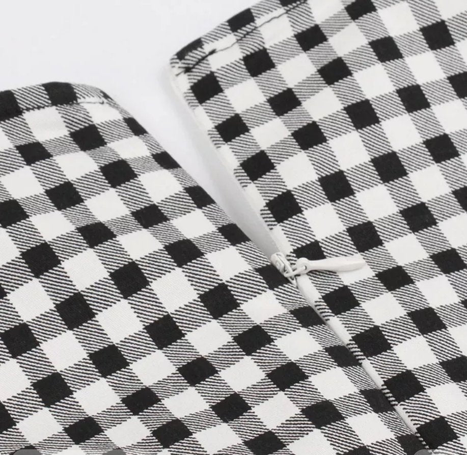 Černobílé Šaty 50. Let