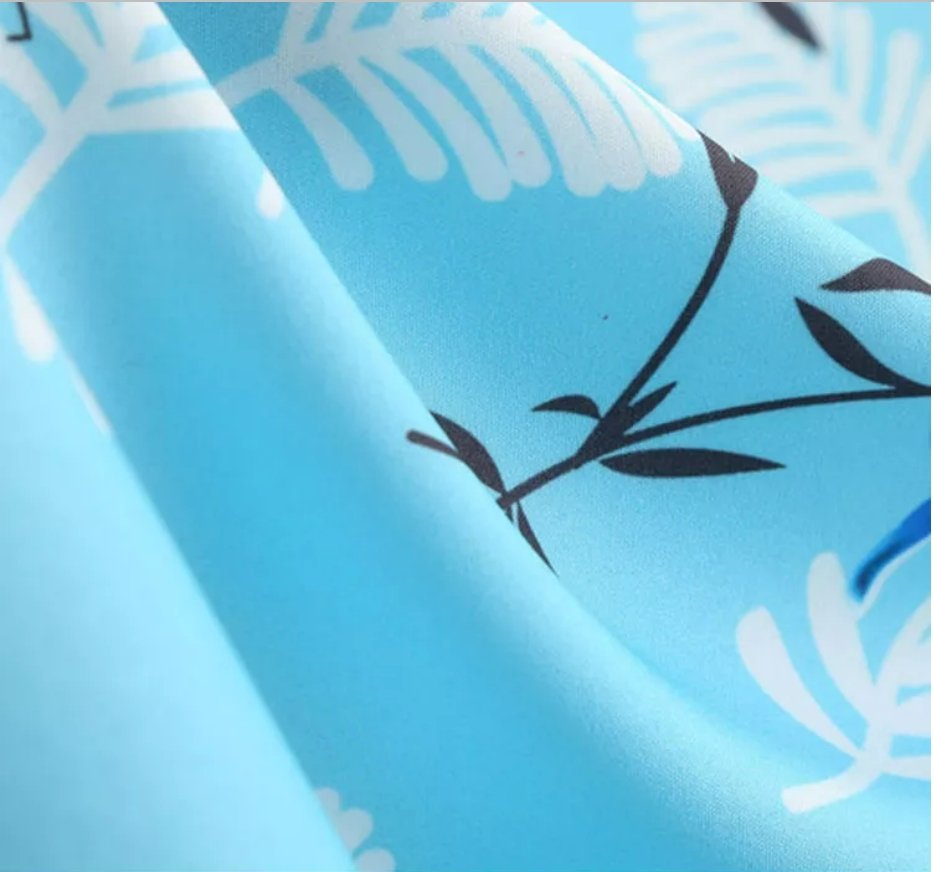 Modré Šaty Pin Up 50. Let