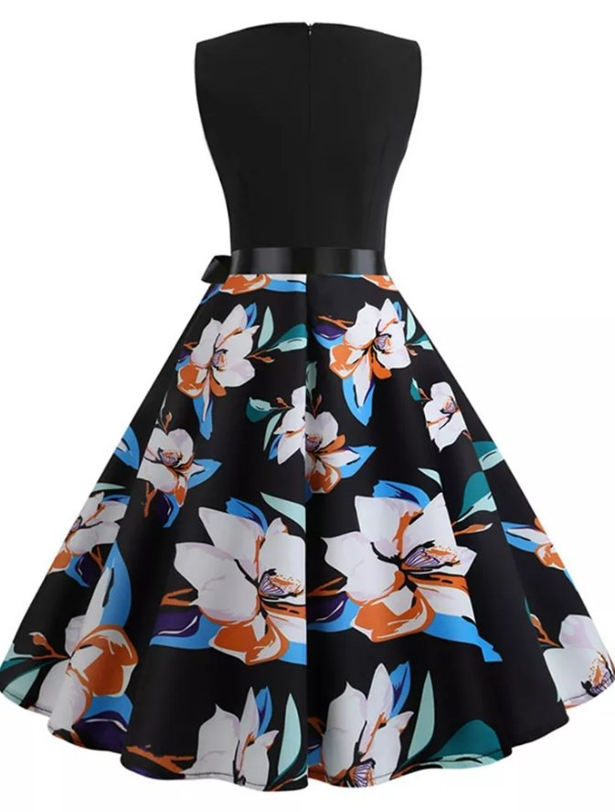50. Pin Up Květinové Šaty