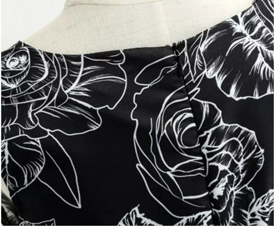 50. Pin Up Černé Šaty