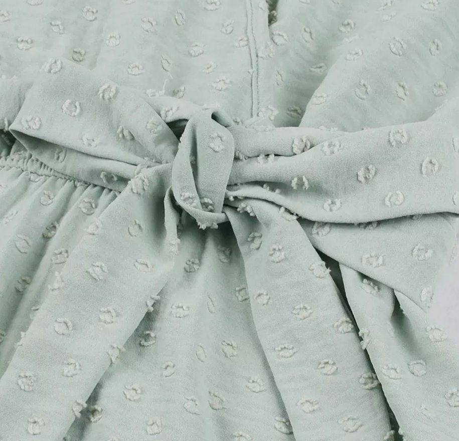 Jednobarevné Zelené Šaty Z 50. Let