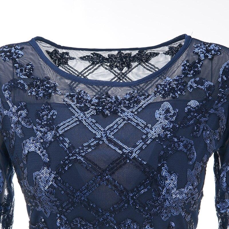 Vintage Modré Šaty 20. Let