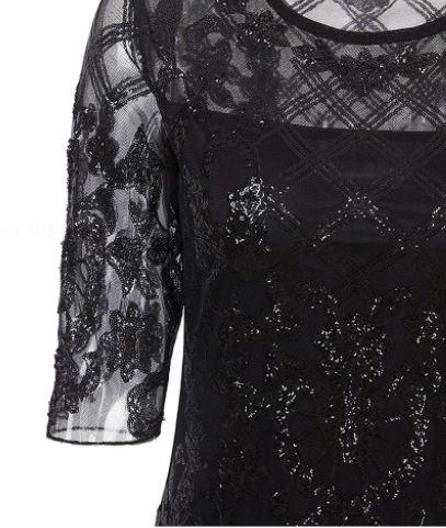 Vintage Černé Šaty 20. Let