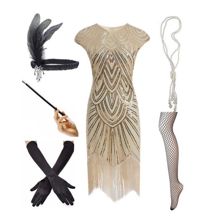 Pařížské Zlaté Šaty 20. Let