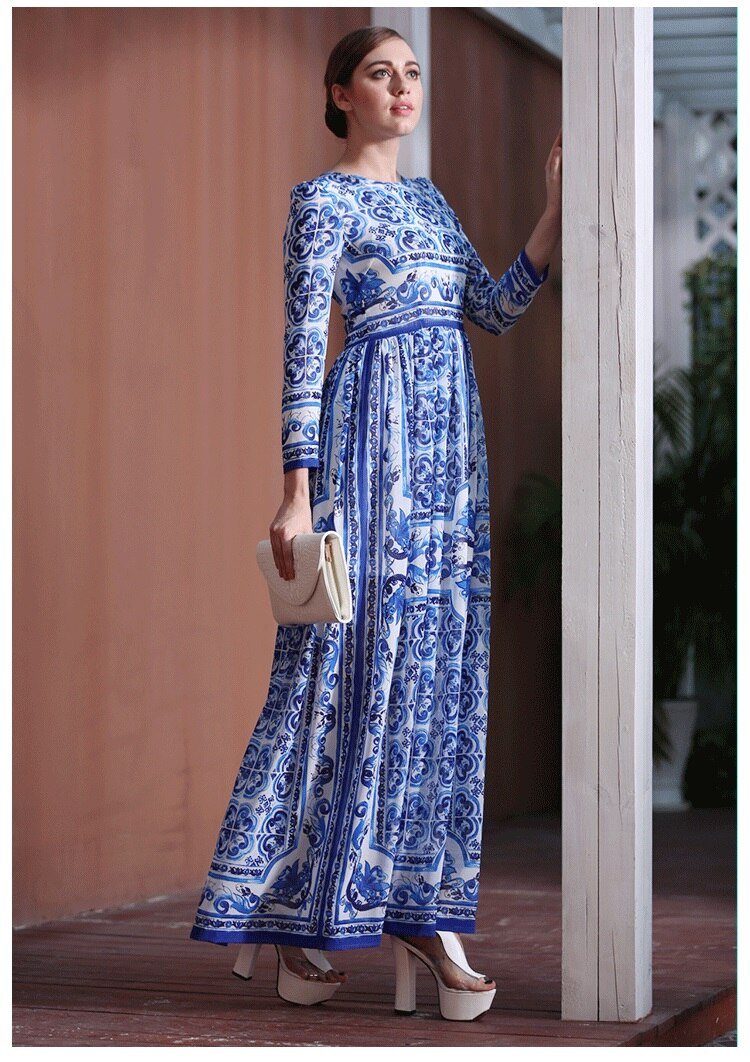 Modré Šaty Pro Nadměrnou Velikost 40. Let