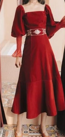 Sametové Šaty 40. Let