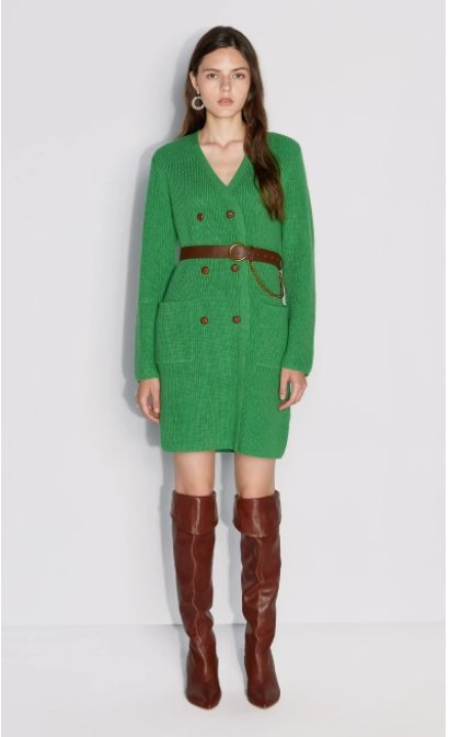 Zelené Šaty 40. Let S Kapsami