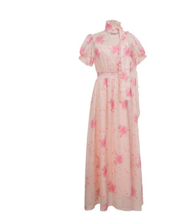 Vintage Šaty 40. Let Světle Korálové