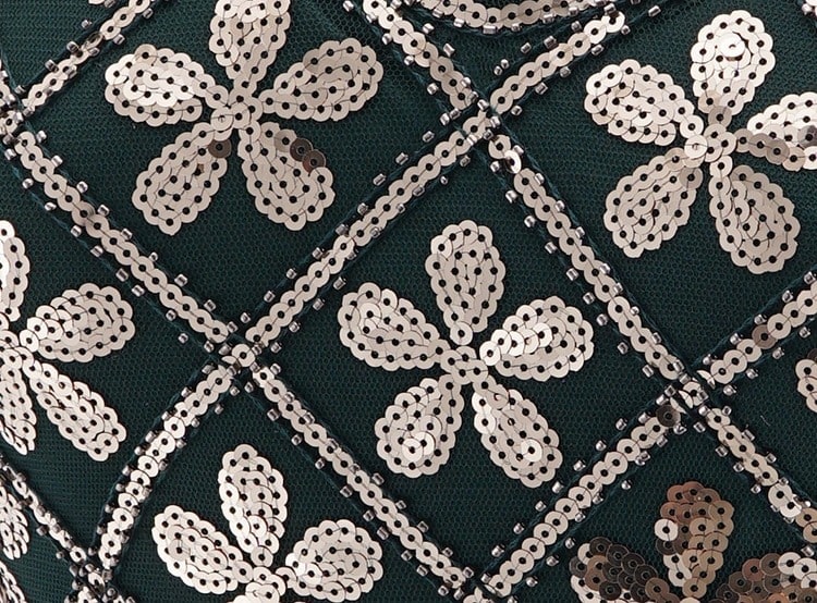 Šaty Charleston 20. Let – Zelené A Zlaté